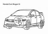 Honda Coloring 26kb 2079 Drawings sketch template