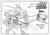 Racers Mickey Roadster sketch template