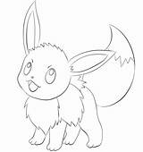 Eevee Coloring Pokemon Pages Printable Categories sketch template