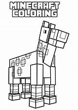 Minecraft Coloring Horse Printable Worksheets Skeleton Parentune Crafts Choose sketch template