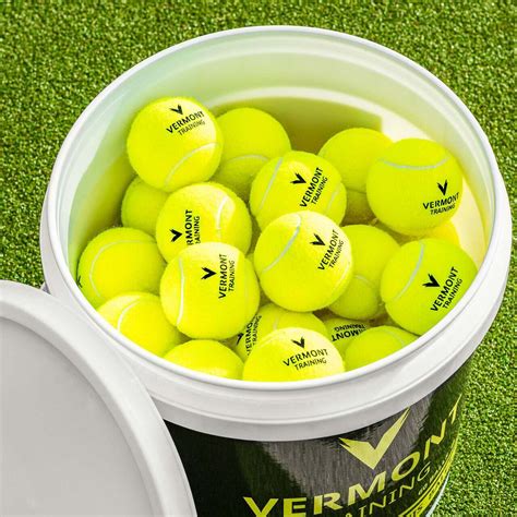 vermont training tennis balls  bucket net world sports