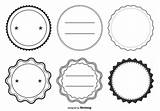 Label Vector Shape Round Shapes Assorted Set Vecteezy Edit Carterart Holly Molly sketch template