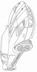 Ford Gt 2006 Coloring Categories Car sketch template