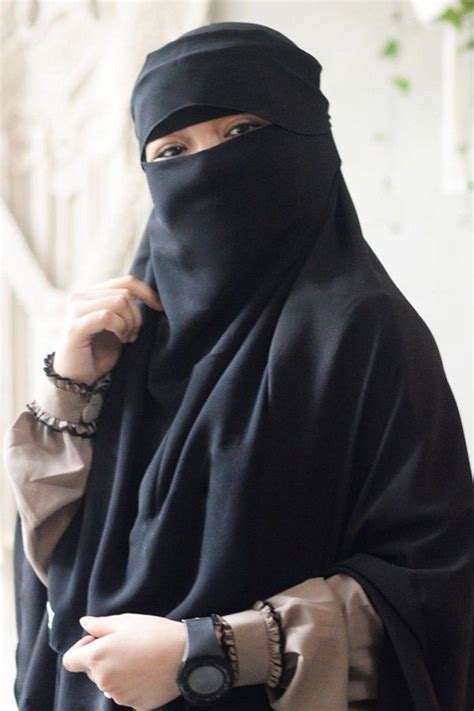 hijab cadar hitam model hijab terbaru