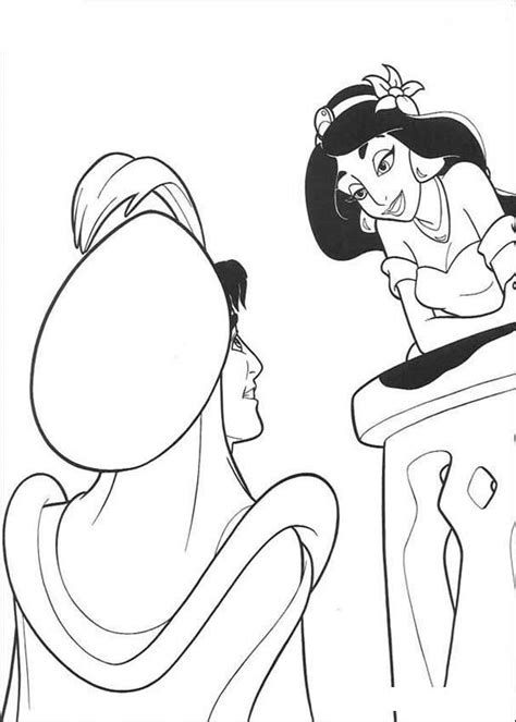 princess jasmine coloring pages learn  coloring