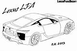 Pages Coloring Hypersport Lykan Lexus Lfa Template sketch template