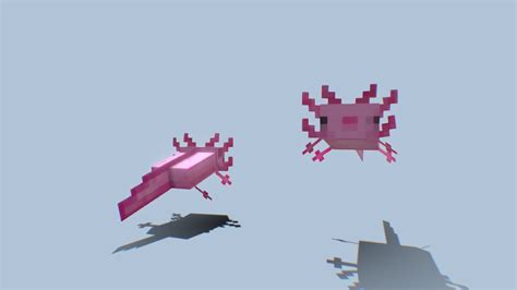 Minecraft Axolotl Download Free 3d Model By Earthenticbotha [2210421