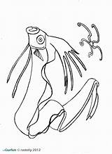 Squid Giant Coloring Pages Drawing Getdrawings Growth Colossal Getcolorings sketch template