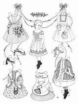 Dolls Paper Coloring Pages Doll Printable Kids Victorian Color Pioneer American Colouring Girls Print Bestcoloringpagesforkids Vintage Girl Cut Adult Printables sketch template