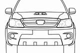Fortuner Toyota Sketch Dwg 2d 3d Model Library Cad Autocad Grabcad sketch template