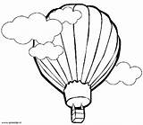 Air Hot Balloons Kids Coloring Fun Pages Luchtballon sketch template