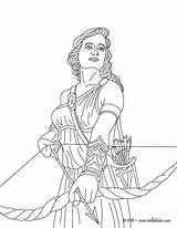 Artemis Greek Visitar Deuses Grega sketch template