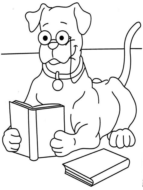 animals reading books  dog  reading  book   image isn