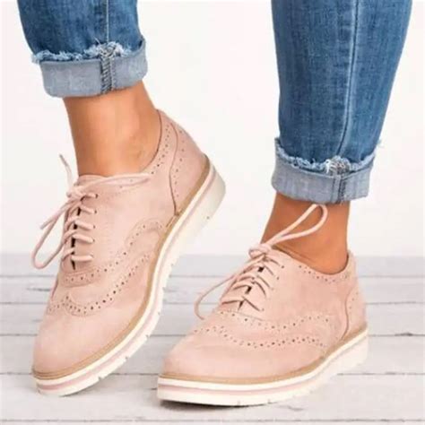 pure color lace  england style suede women casual flat shoes female ladies flat shoes daily