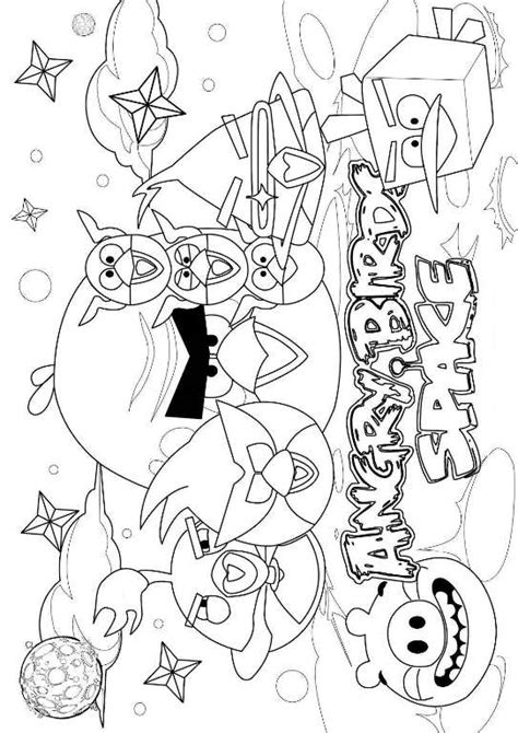 kids  funcom coloring page angry bird space angry birds space