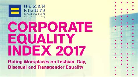 Usa Corporate Equality Index Scores Record Number Of Companies Full