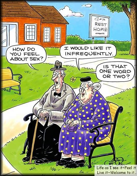 85 Best Images About Funny Elderly Couple Cartoons On
