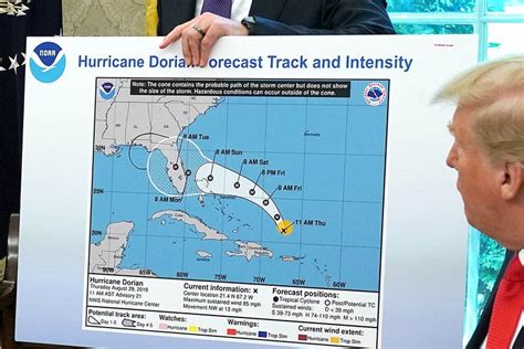 trumps sharpie defense     seriousness  hurricane dorian