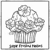 Coloring Pages Sugar Celebrate Cupcake Printable Year Elegant sketch template