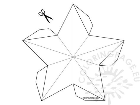 star template coloring page