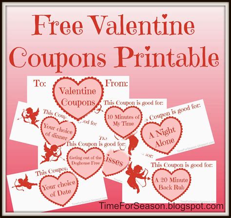 valentine coupons  printable