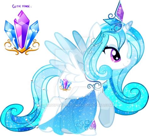 custom princess crystal theme  yukiadoptablesponies   pony
