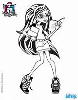 Ghoulia Yelps Coloriage Hellokids Coloriages Colorier Colorare Cartoni Animati sketch template