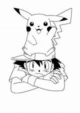 Pikachu Ash Teammate sketch template
