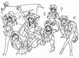 Sailor Moon Coloring Pages Friends Coloringme sketch template