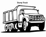 Coloring Pages Truck Trucks sketch template