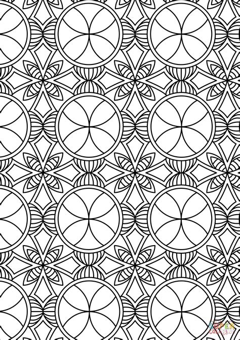 abstract pattern coloring page  printable coloring pages