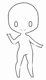 Chibi Base Drawing Anime Deviantart Girl Drawings Body Coloring Colouring Tips Cute Template Sketch Visit sketch template