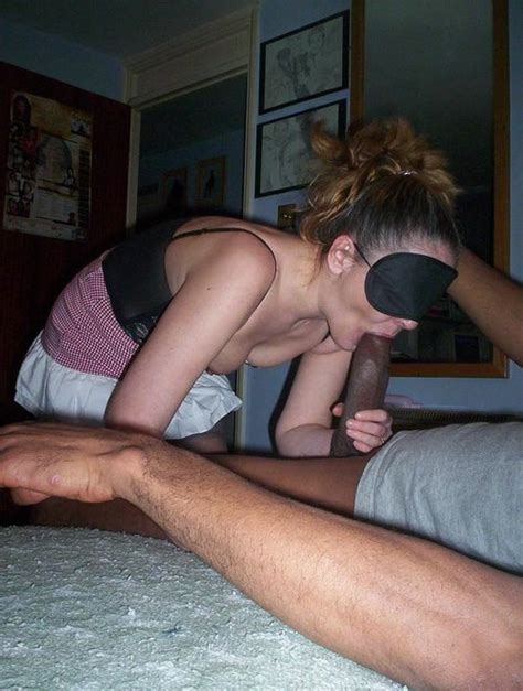 wife blindfolded and fucked by friend