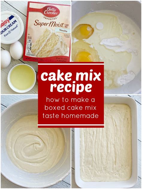 cake mix recipe   family