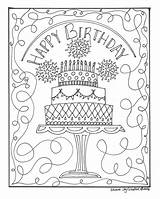 Verjaardag Printable Taart Colouring Tekenen 16th Wishes sketch template