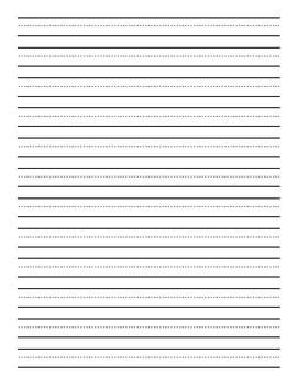 lined paper st   grade  hartlow teaching tpt  printable