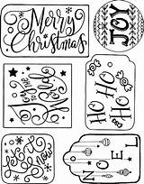 Tags Christmas Gift Printable Color Freebie Templates Template Tag Bombshellbling Choose Board sketch template