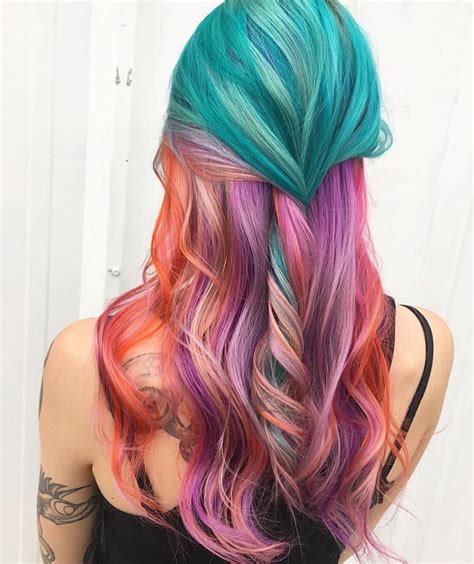 multicolored bold hair color artistic hair best hair dye