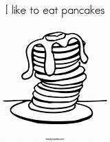Pancakes Coloring Pancake Worksheet Clipart Pages Sheet Eat Colouring Print Noodle Template Birthday Party Twistynoodle Book Twisty Kids Time Worksheets sketch template