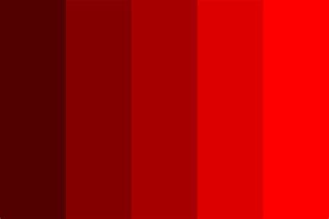 shades  red color palette