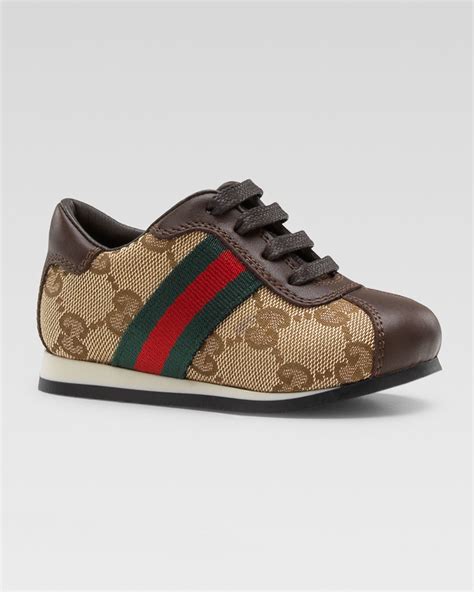 gucci toddler icon lace  shoe