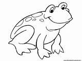 Coloring Preschool Frog Pages Color Jumping Frogs Drawing Pond Cartoon Easy Colouring Clipart Printable Preschoolers Animal Kids Patterns Leaping Cute sketch template