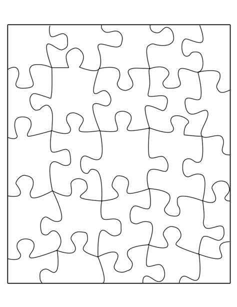 blank puzzle piece template addictionary