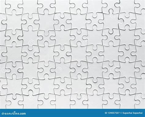 white jigsaw puzzle stock image image  abstract game