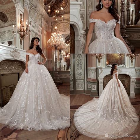 discount luxury country plus size off shoulder lace wedding dresses