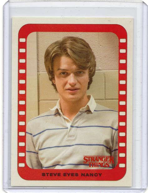 Steve Eyes Nancy 2018 Topps Stranger Things Scenes Sticker