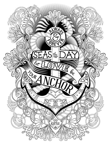 printable anchor coloring pages  getdrawings