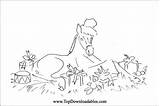 Christmas Horse Coloring Pages Detailed Kids sketch template