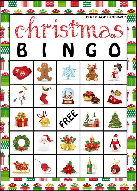 printable christmas bingo cards christmas bingo christmas bingo