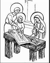 Famille Sainte Sagrada Carpenter Paix Prient Vocations Feast Família Católicos Espiritualidade Sagrado Ofícios Wickedbabesblog Catolicas sketch template